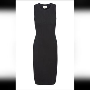Thread & Supply Elegant Black Midi Dress